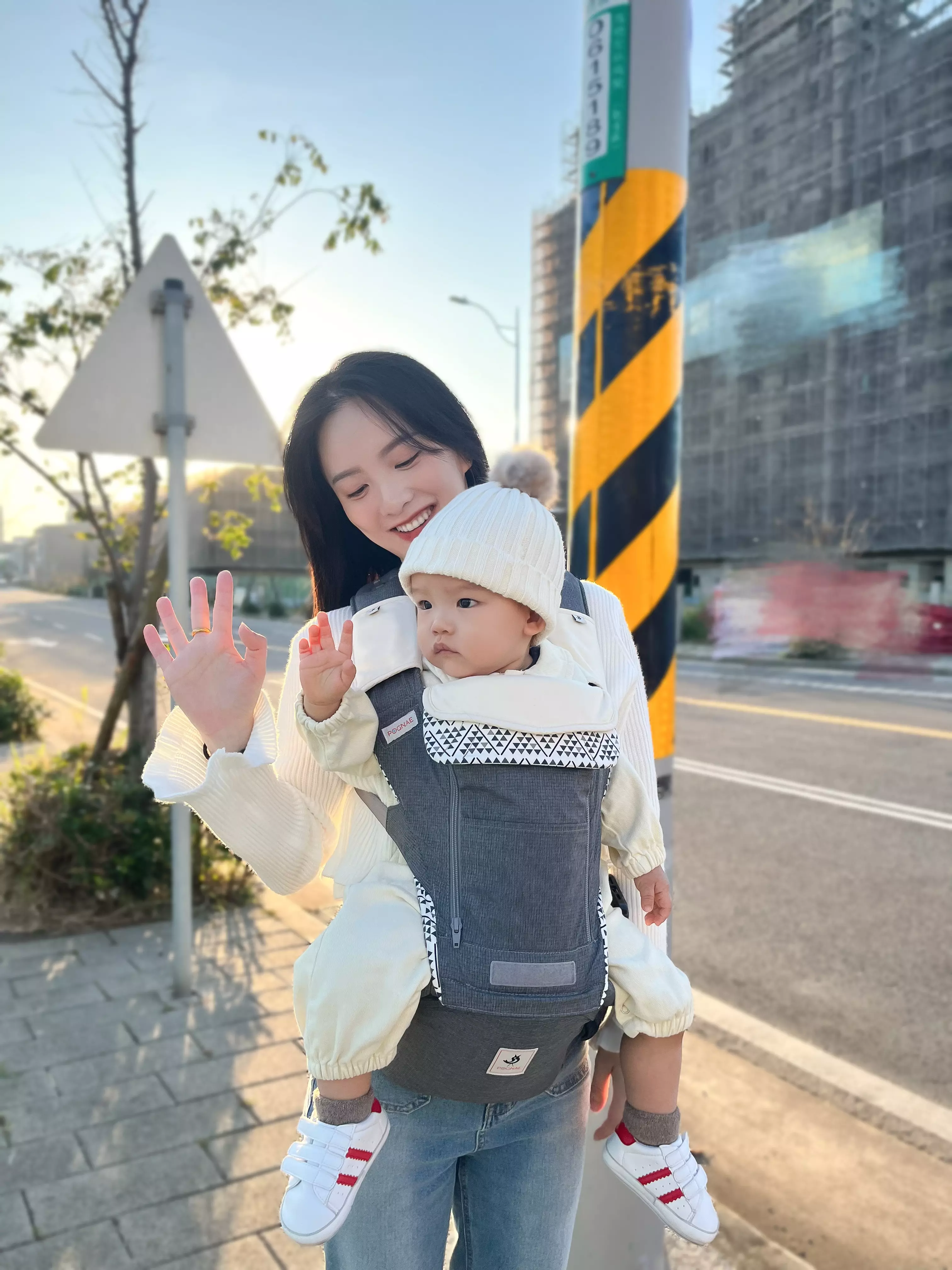 𝗡𝗶𝗻𝗶苡錚媽咪推薦POGNAE No.5 Plus Light嬰兒揹巾